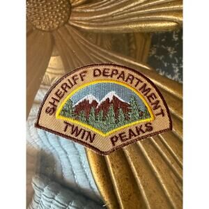 SHERIFFS DEPARTMENT TWIN PEAKS Applicate Patch